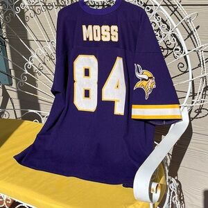 NFL Minnesota Vikings, Randy Moss, #84, wide receiver 1998-2004.